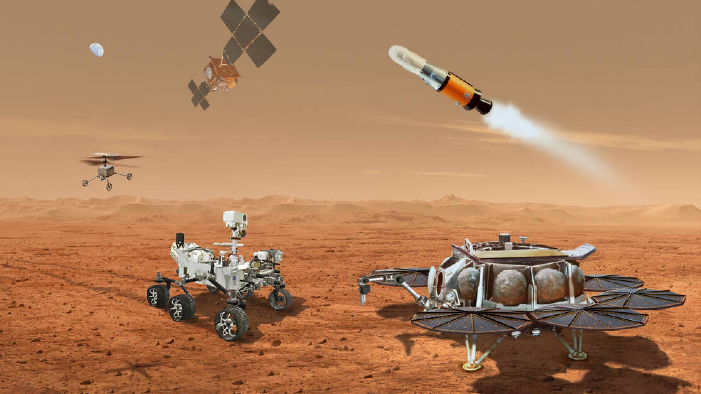 La NASA et l'ESA conviennent des prochaines étapes pour renvoyer des échantillons de Mars sur Terre