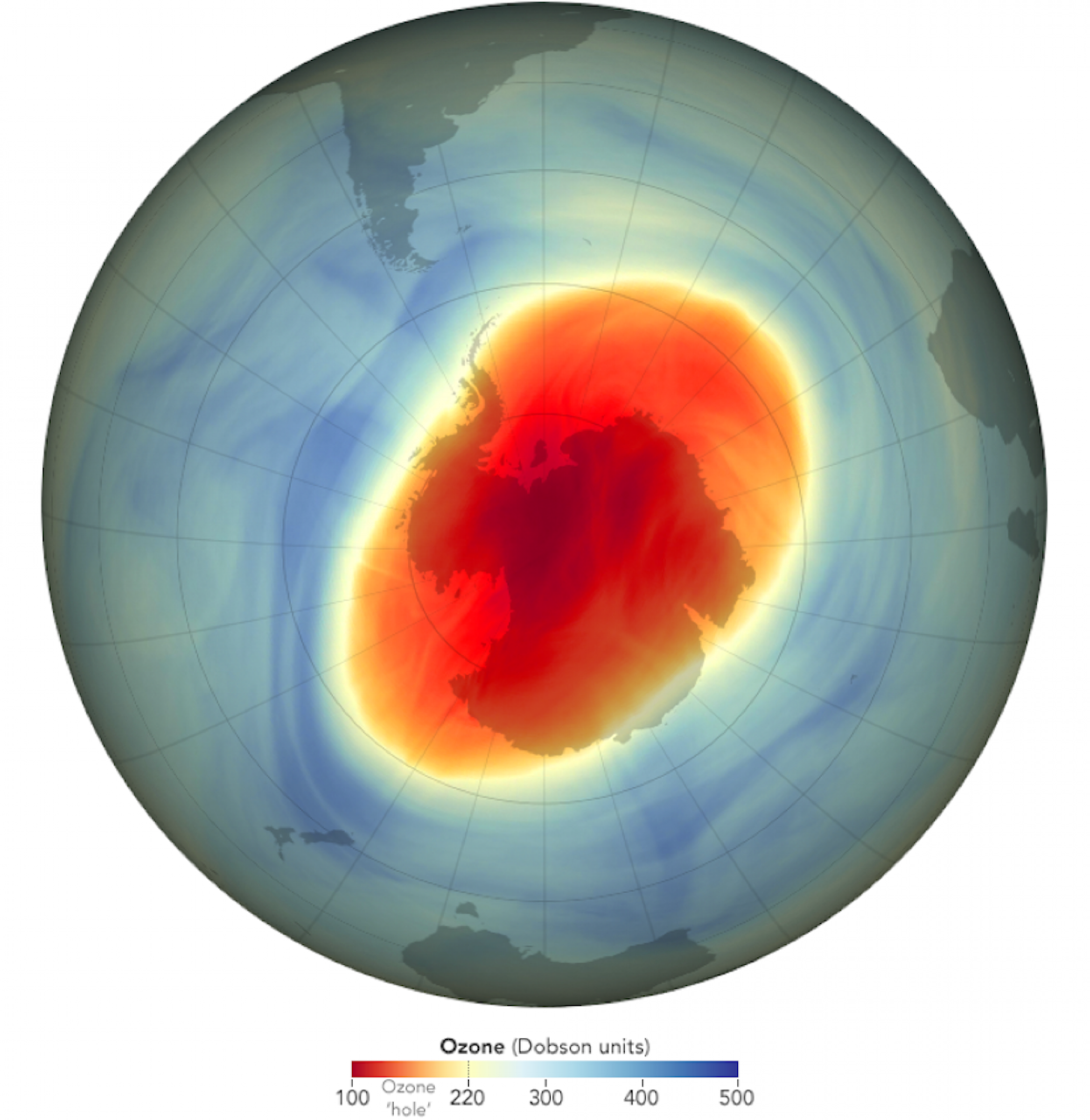 Le trou dans la couche d'ozone continue de se réduire en 2022
